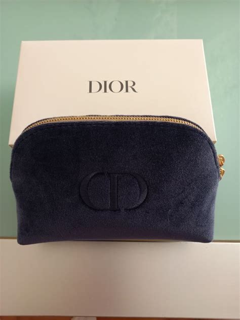 dior kosmetiktasche samt